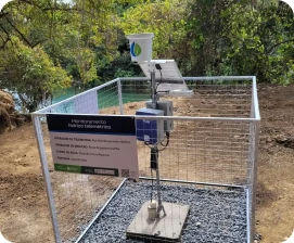 imagem da instalação do equipamento